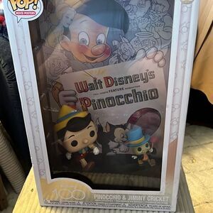 Captivating Funko POP Movie Poster Disney  Pinocchio & Jiminy Cricket Collection